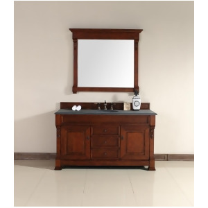 James Martin Brookfield 60 Single Cabinet In Warm Cherry - All