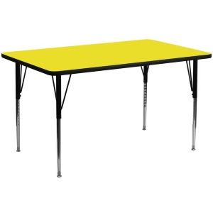 Flash Furniture 30 x 72 Rectangular Activity Table w/ 1.25 Inch Thick High Press - All