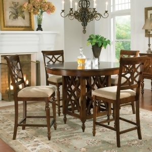 Standard Furniture Woodmont 5 Piece Counter Height Dining Room Set - All