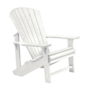 C.r. Plastics Adirondack Chair In White - All