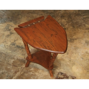 Flat Rock Dovetail Point Side Table in Cherry wood - All