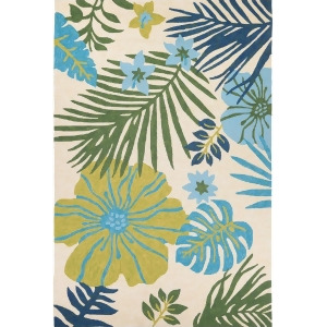 Couristan Covington Summer Laelia Rug In Ivory-Fern - All