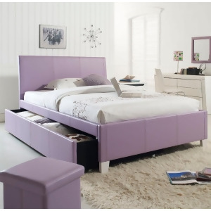 Standard Furniture Fantasia Upholstered Trundle Bed in Lavender - All