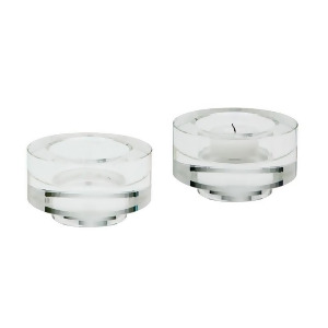 Fluted Crystal Votives Set Of 2 - All