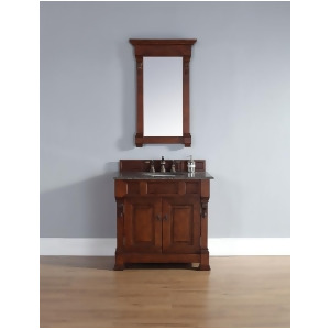 James Martin Brookfield 36 Single Cabinet In Warm Cherry - All