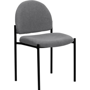 Flash Furniture Gray Fabric Comfortable Stackable Steel Side Chair Bt-515-1-gy - All