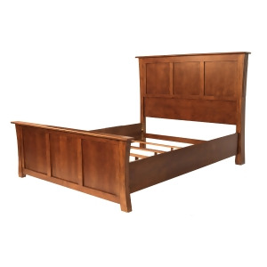 A-america Grant Park Queen Panel Bed With Hidden Media Storage - All