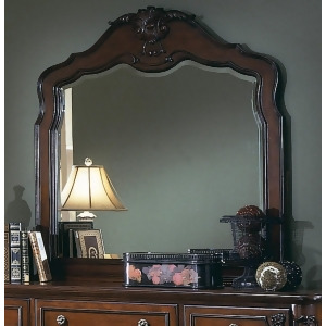 Homelegance Madaleine Arched Mirror in Cherry - All