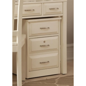 Liberty Furniture Hampton Bay Mobile File Cabinet in White Finish - All