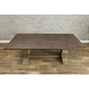 Homelegance Anna Claire Rectangular Dining Table in Driftwood - All