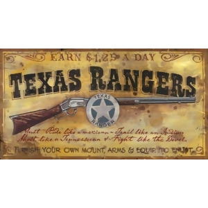 Red Horse Texas Rangers Sign - All