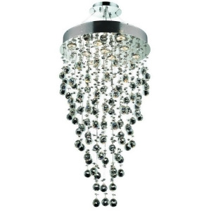 Lighting By Pecaso Bernadette Collection Hanging Fixture D20in H36in Lt 9 Chrome - All