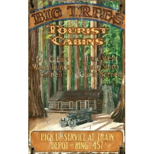 Red Horse Big Trees Sign - All