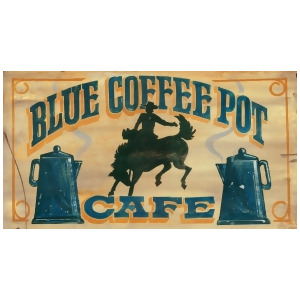 Red Horse Blue Coffee Pot Sign - All