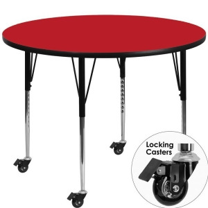 Flash Furniture Mobile 48 Round Activity Table With 1.25 Thick High Pressure R - All