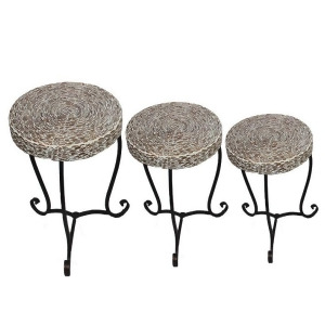 Entrada En23033 3 Piece Round Mosaic Table Large - All