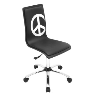 Lumisource Printed Office Chair In Peace - All