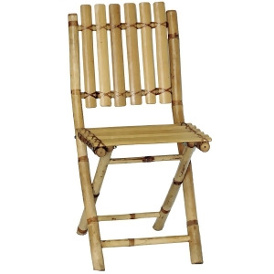 Bamboo Folding Chairs Set of 2 - All