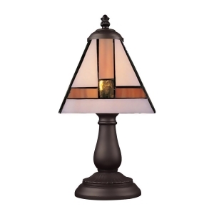 Landmark Lighting 080-Tb-01 Mix Match Section Tiffany Bronze Table Lamp - All
