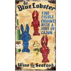 Red Horse Blue Lobster Sign - All