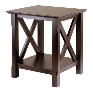Winsome Wood Xola End Table in Cappuccino - All