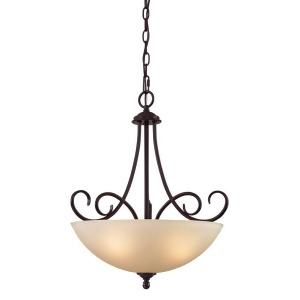 Cornerstone Chatham 1103Pl/10 3 Light Large Pendant in Oil Rubbed Bronze - All