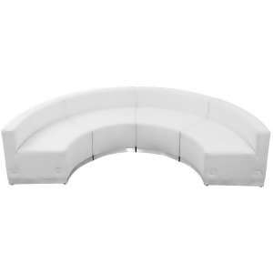 Flash Furniture Zb-803-480-set-wh-gg Hercules Alon Series White Leather Receptio - All