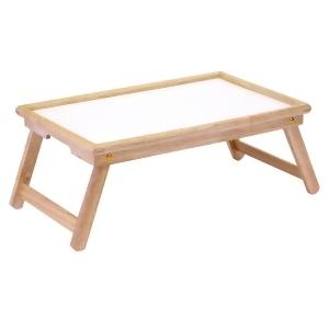 Winsome Wood Breakfast Bed Tray w/ Notched Handle - All