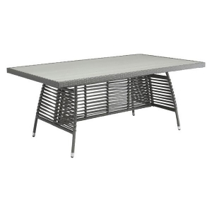 Zuo Modern Sandbanks Dining Table in Grey - All