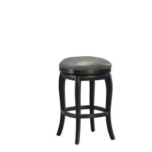 American Heritage Madrid Collection Counter Height Barstool in Charcoal - All