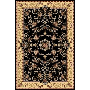 Rugs America New Vision Souvanerie Black 207-Blk Rug - All