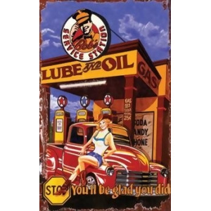 Red Horse Lube and Oil Sign - All