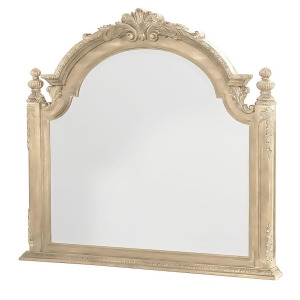 American Drew Jessica McClintock Boutique Arched Mirror in White Veil - All