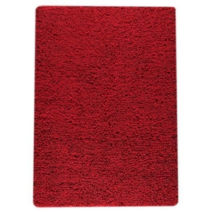 Mat The Basics Square Rug In Red - All