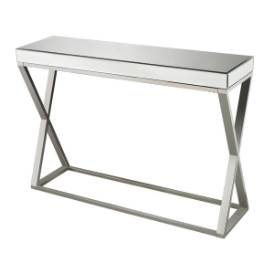 Sterling Industries 114-43 Klein-Mirror Stainless Console Table - All