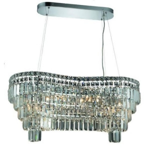 Lighting By Pecaso Chantal Collection Hanging Fixture L32in W13in H13in Lt 10 Ch - All