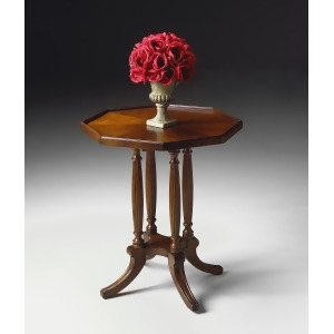 Butler Plantation Cherry Octagon Accent Table - All