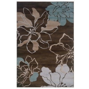 Linon Milan Rug In Brown And Turquoise 1.10 x 2.10 - All