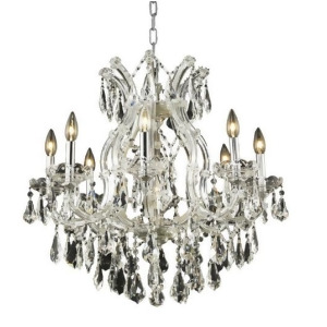 Lighting By Pecaso Karla Collection Hanging Fixture D26in H26in Lt 8 1 Chrome Fi - All