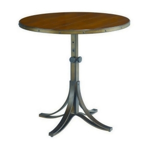 Hammary Mercantile Round Adjustable Accent Table - All