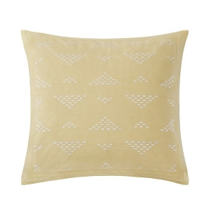 Ink Ivy Cario Embroidered Square Pillow In Yellow - All
