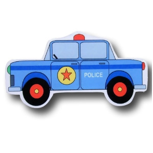 One World Police Car Wooden Drawer Pulls Set of 2 - All