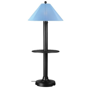 Patio Living Concepts Catalina 64 Inch Floor Table Lamp w/ 3 Inch Black Body S - All