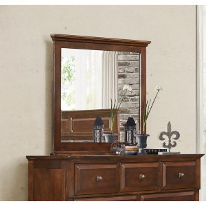 Homelegance Bardwell Mirror In Brown Cherry - All
