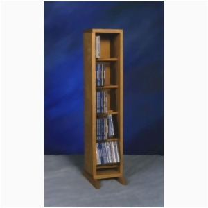 Wood Shed Solid Oak Dowel Cabinet for CD's - All