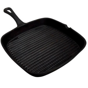 King Kooker Pre-seasoned Cast Iron Square Skillet with Handle - All
