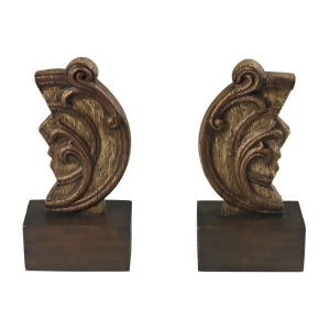 Sterling Industries 93-19294/S2 Set Of 2 Reclaimed Artifact Bookends - All