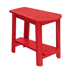 C.r. Plastics Addy Side Table In Red - All