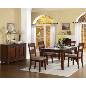 Homelegance Gallatin Dining Table in Warm Cherry - All