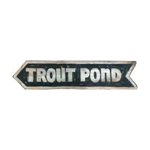 Red Horse Trout Pond Sign - All